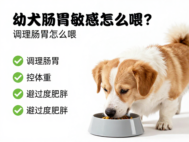 幼犬肠胃敏感怎么喂?调理肠胃,控体重,避免过度肥胖