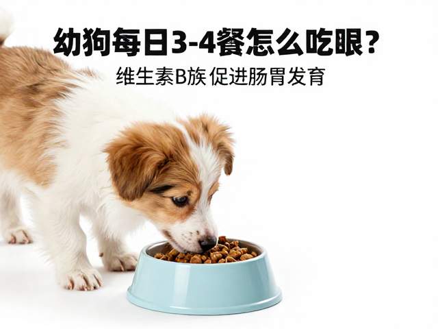 幼犬每日3-4餐怎么喂?补充维生素B族促进肠胃发育
