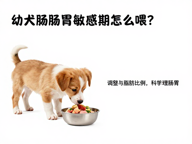 幼犬肠胃敏感期怎么喂?调整肌肉与脂肪比例,科学调理肠胃