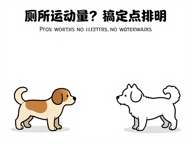 如厕训练难?调整运动量,高质量互动,轻松搞定狗狗定点排泄