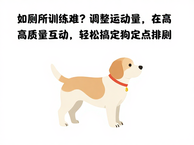 如厕训练难?调整运动量,高质量互动,轻松搞定狗狗定点排泄