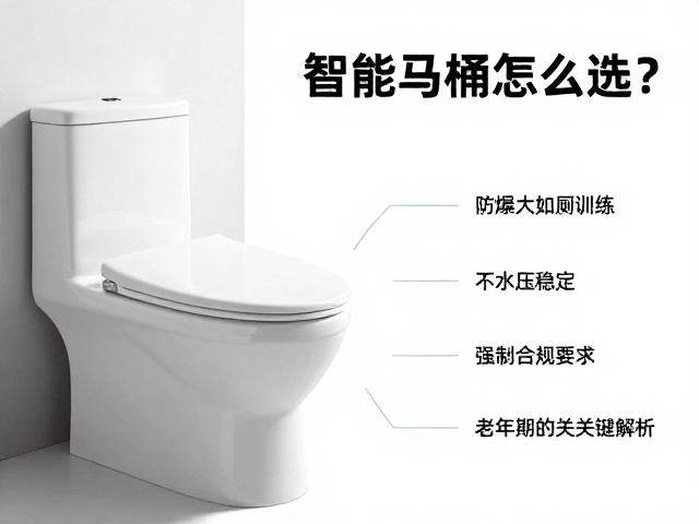 智能马桶怎么选?如厕训练、不爆冲与老年期维护全攻略