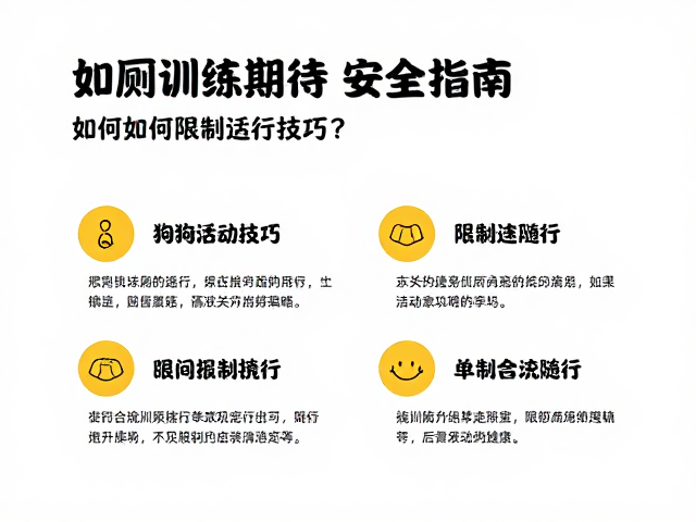 如厕训练期如何限制活动范围？狗狗随行技巧与安全指南