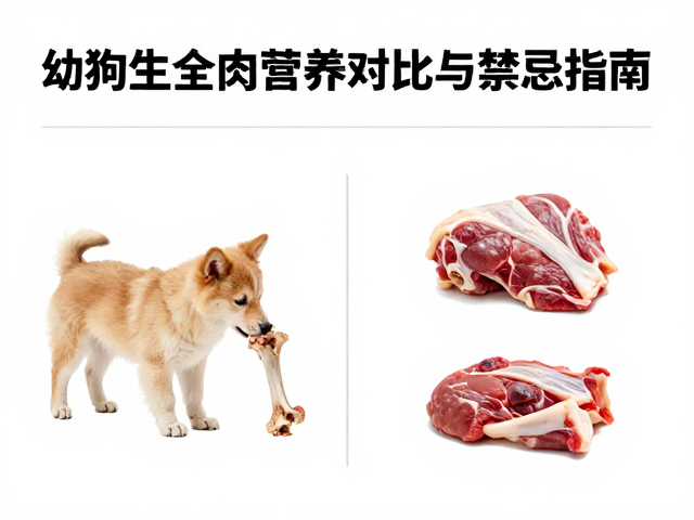 幼犬喂食熟禽骨安全吗？冻干生骨肉营养对比与禁忌指南