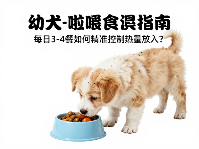 幼犬喂食指南，每日3-4餐如何精准控制热量摄入？