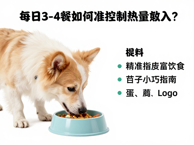 幼犬喂食指南,每日3-4餐如何精准控制热量摄入?