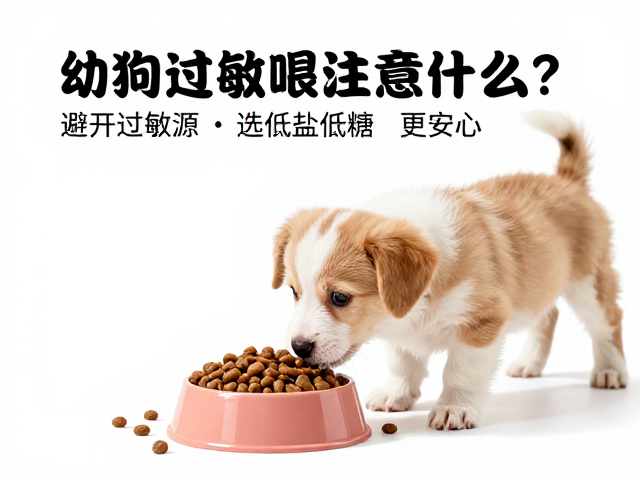 幼犬喂食注意什么?避开过敏源,选低盐低糖狗粮更安心