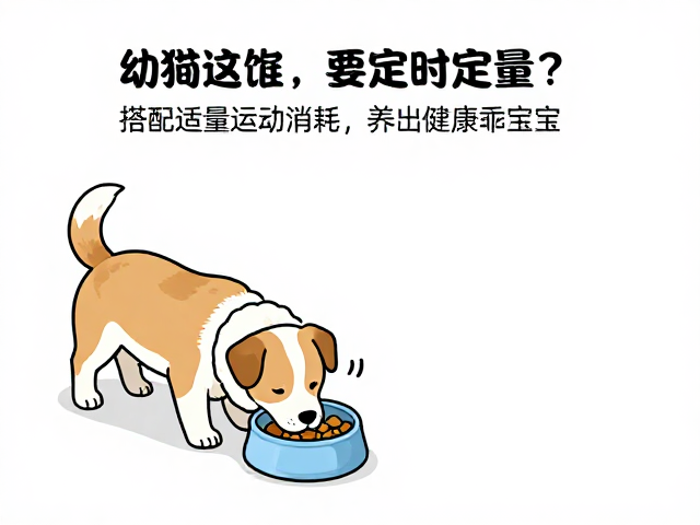 幼犬喂食要定时定量?搭配适量运动消耗,养出健康乖宝宝