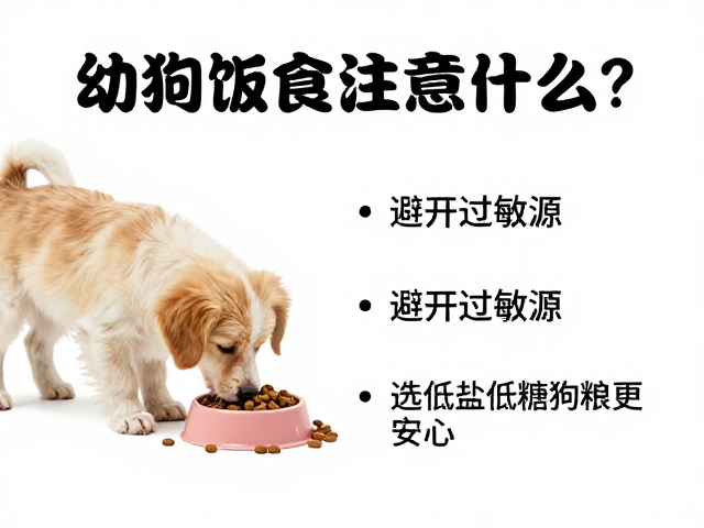幼犬喂食注意什么？避开过敏源，选低盐低糖狗粮更安心