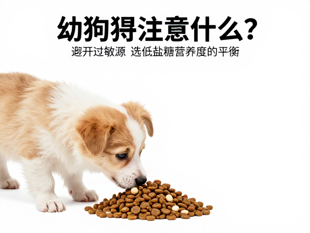 幼犬喂食注意什么？避开过敏源，选低盐低糖狗粮更安心