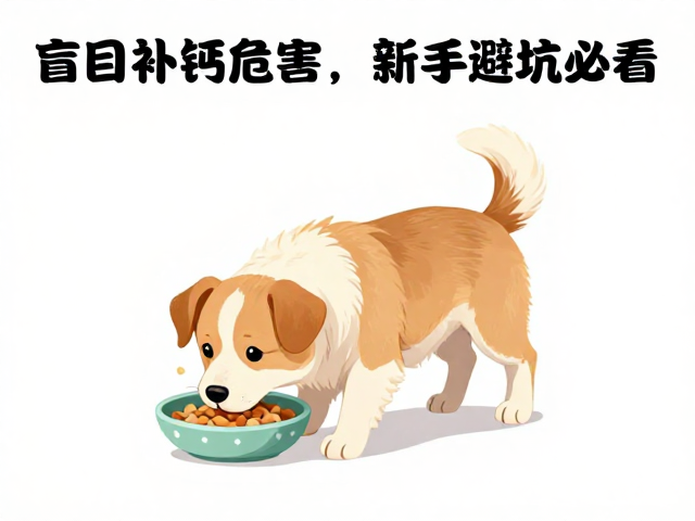 幼犬喂食指南，定时定量，盲目补钙危害，新手避坑必看