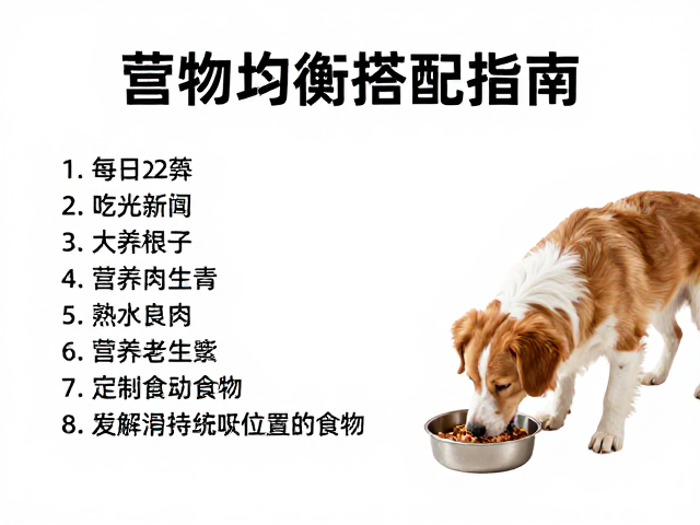 幼犬喂食与成犬每日2餐,营养均衡搭配指南