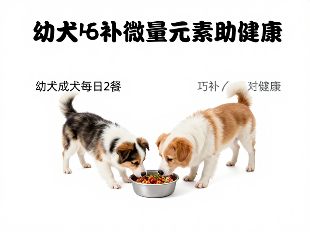 幼犬喂食指南,成犬每日2餐,巧补微量元素助健康