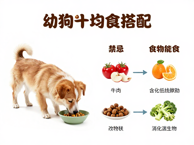 幼犬喂食指南，精神饱满靠营养均衡搭配