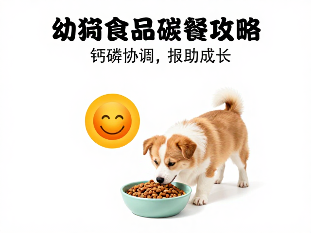 幼犬喂食攻略，高蛋白低碳水搭配，钙磷协调助成长
