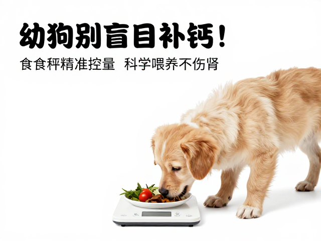 幼犬喂食别盲目补钙！用食物秤精准控量，科学喂养不伤肾
