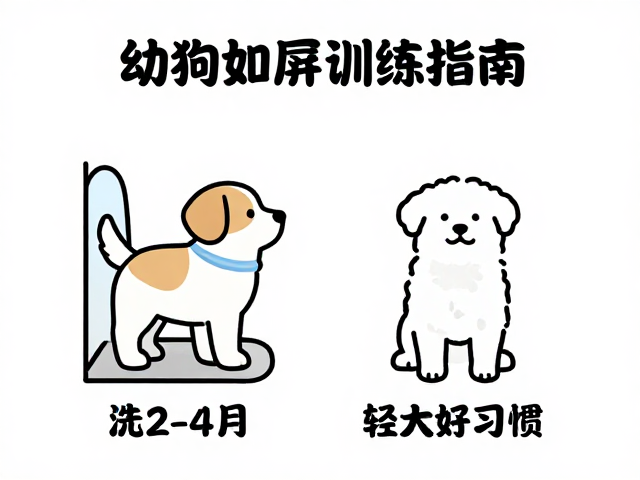 幼犬期(2-4月)如厕训练指南,高效人狗互动技巧,轻松养成好习惯