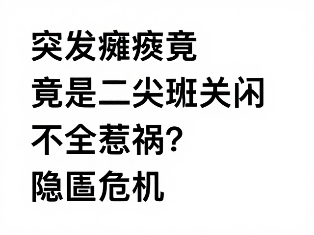 突发瘫痪竟是二尖瓣关闭不全惹祸?警惕髋关节问题下的隐匿危机