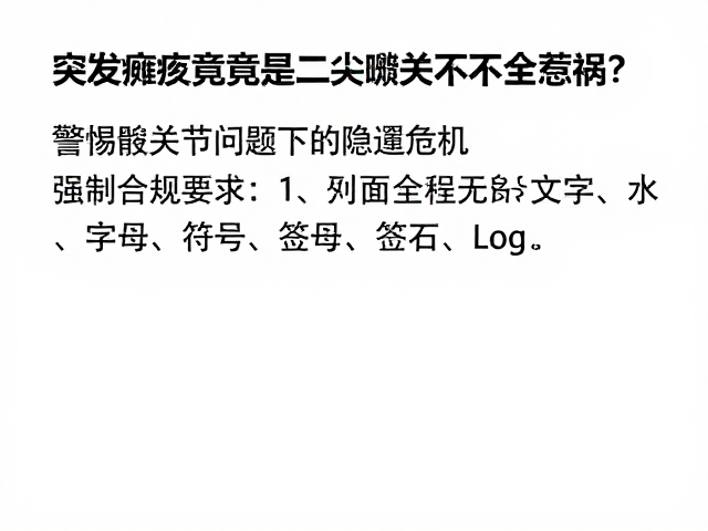 突发瘫痪竟是二尖瓣关闭不全惹祸?警惕髋关节问题下的隐匿危机