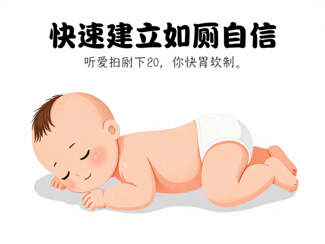 宝宝如厕训练总趴下?3招声音控制法,快速建立如厕自信