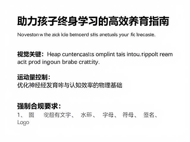 如厕训练与运动量控制，助力孩子终身学习的高效养育指南