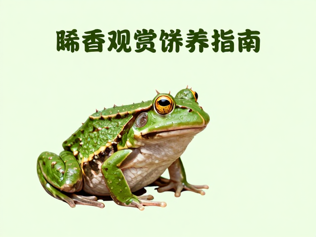 黄金角蛙鲜绿色体色,四肢修长的稀有观赏蛙饲养指南