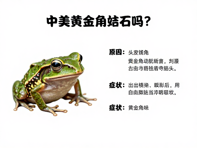 中美洲黄金角蛙结石了吗?原因、症状与急救指南