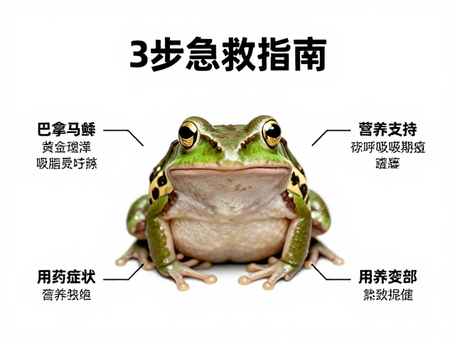 巴拿马黄金角蛙呼吸道感染怎么办?3步急救指南,用药详解
