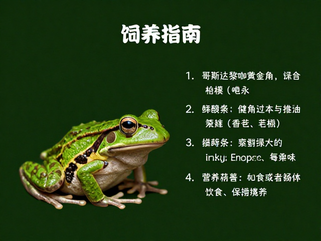 哥斯达黎加黄金角蛙,标准绿色特征与饲养指南