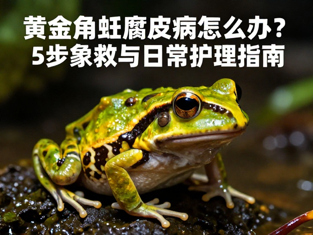 中美洲黄金角蛙腐皮病怎么办？5步急救与日常护理指南