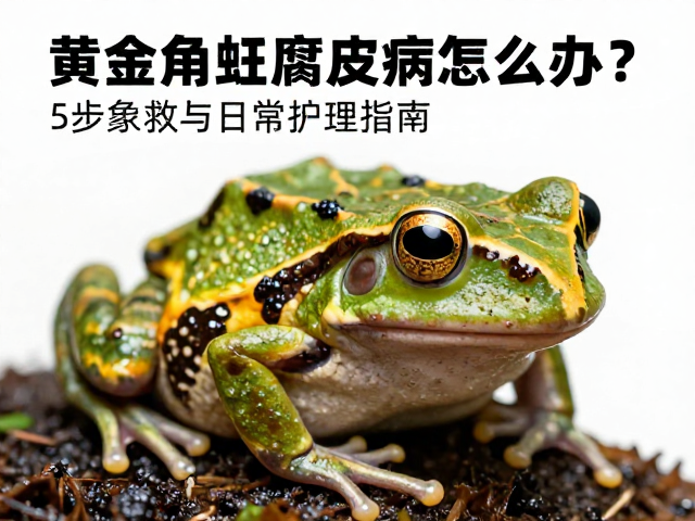 中美洲黄金角蛙腐皮病怎么办？5步急救与日常护理指南