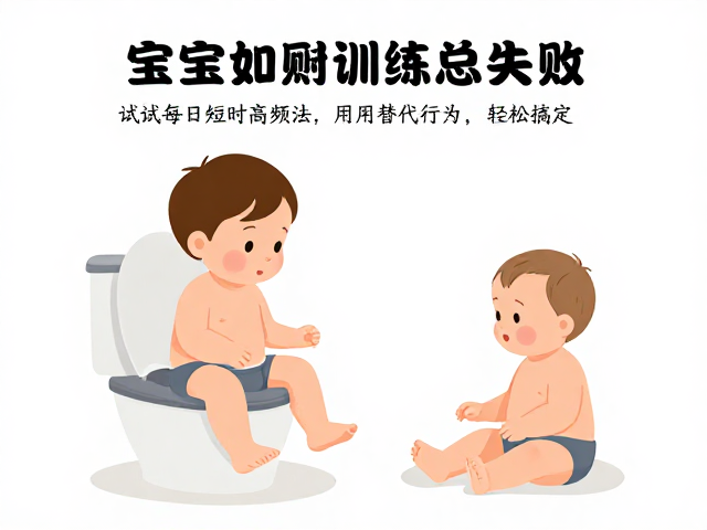 宝宝如厕训练总失败?试试每日短时高频法,用替代行为轻松搞定