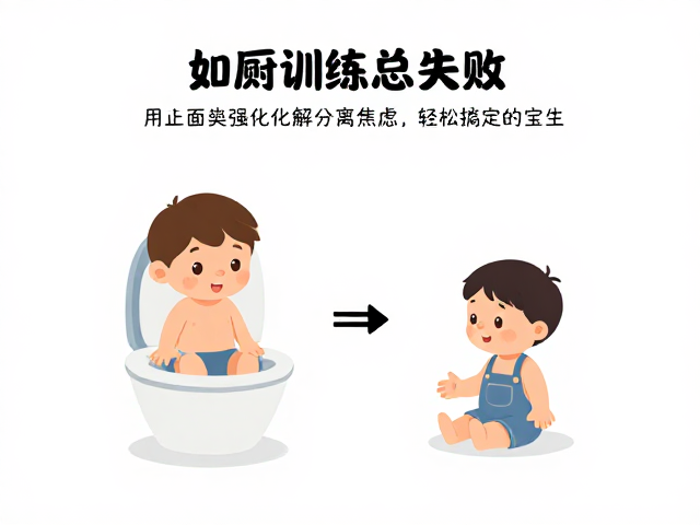 如厕训练总失败?用正面强化化解分离焦虑,轻松搞定宝宝