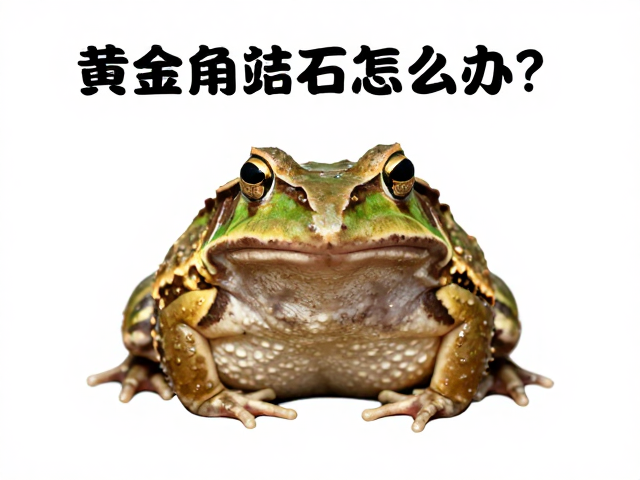 黄金角蛙有结石怎么办?询问饲养历史找病因