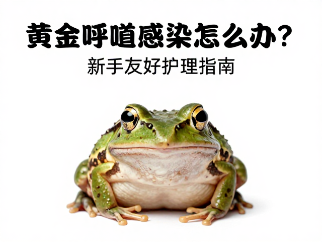 黄金角蛙呼吸道感染怎么办?新手友好护理指南