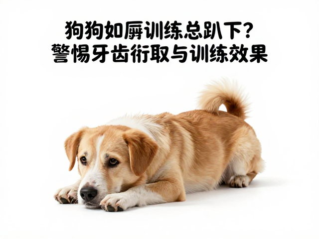 狗狗如厕训练总趴下?警惕牙齿健康影响衔取与训练效果