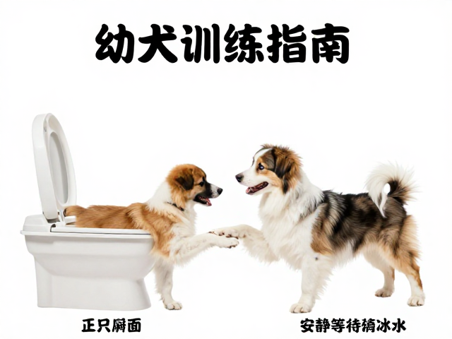 幼犬训练指南,如厕、握手与安静等待喂食,打造完美宠物习惯