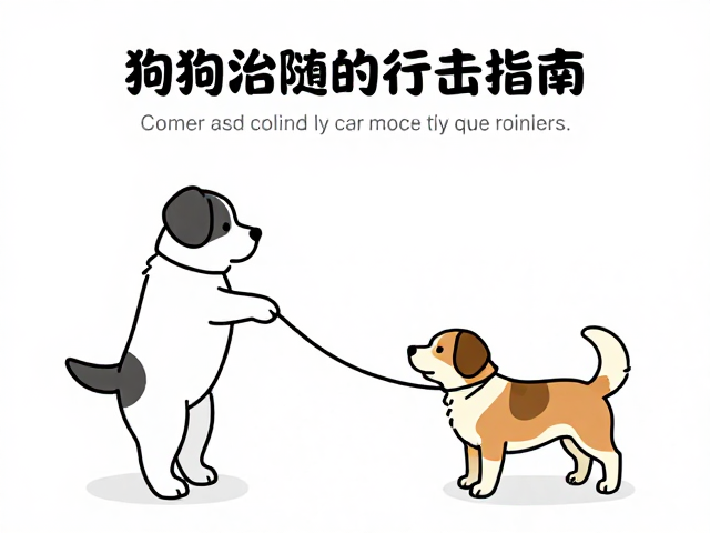 狗狗如厕训练与随行松绳行走指南,轻松打造乖宝宝