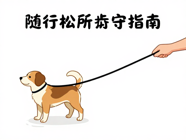 狗狗如厕训练与随行松绳行走指南,轻松打造乖宝宝