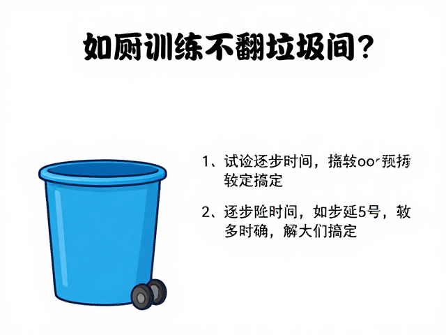 如厕训练不翻垃圾桶?试试逐步延长时间,轻松搞定