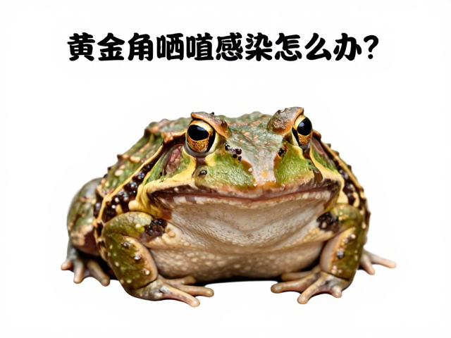 黄金角蛙呼吸道感染怎么办?大型陆栖角蛙治疗指南