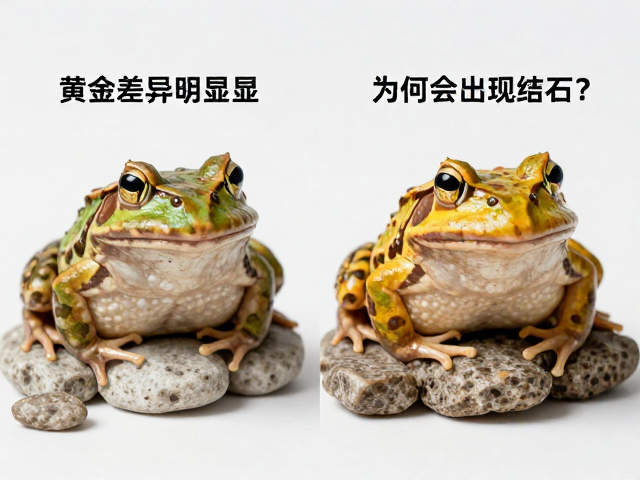 黄金角蛙雌雄差异明显,为何会出现结石?