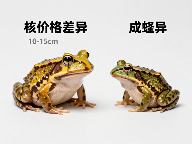 黄金角蛙小型品种10-15cm,幼蛙与成蛙价格差异大解析