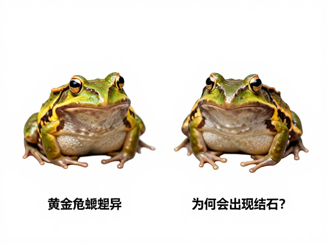 黄金角蛙雌雄差异明显,为何会出现结石?