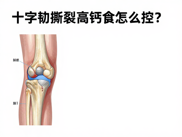 十字韧带撕裂伴髋关节问题，高钙饮食怎么控？
