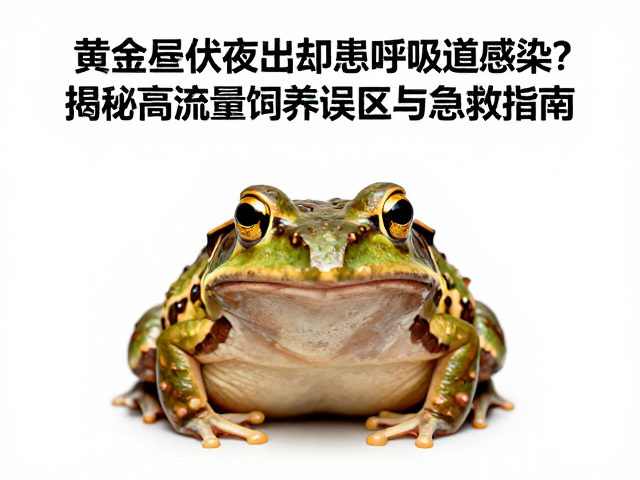黄金角蛙昼伏夜出却患呼吸道感染?揭秘高流量饲养误区与急救指南