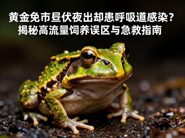 黄金角蛙昼伏夜出却患呼吸道感染?揭秘高流量饲养误区与急救指南