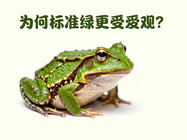 黄金角蛙鲜绿色体色特征解析,为何标准绿更受欢迎?