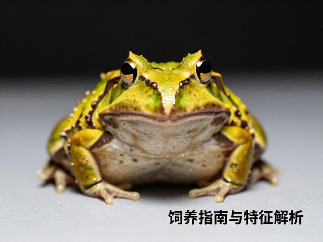 黄金角蛙,中型15-20cm,趾端吸盘大,饲养指南与特征解析
