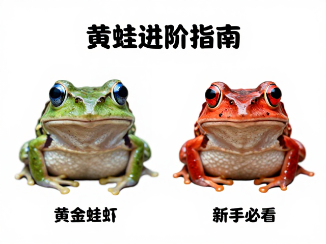 黄金角蛙进阶指南,蓝眼与红眼的区别,新手必看